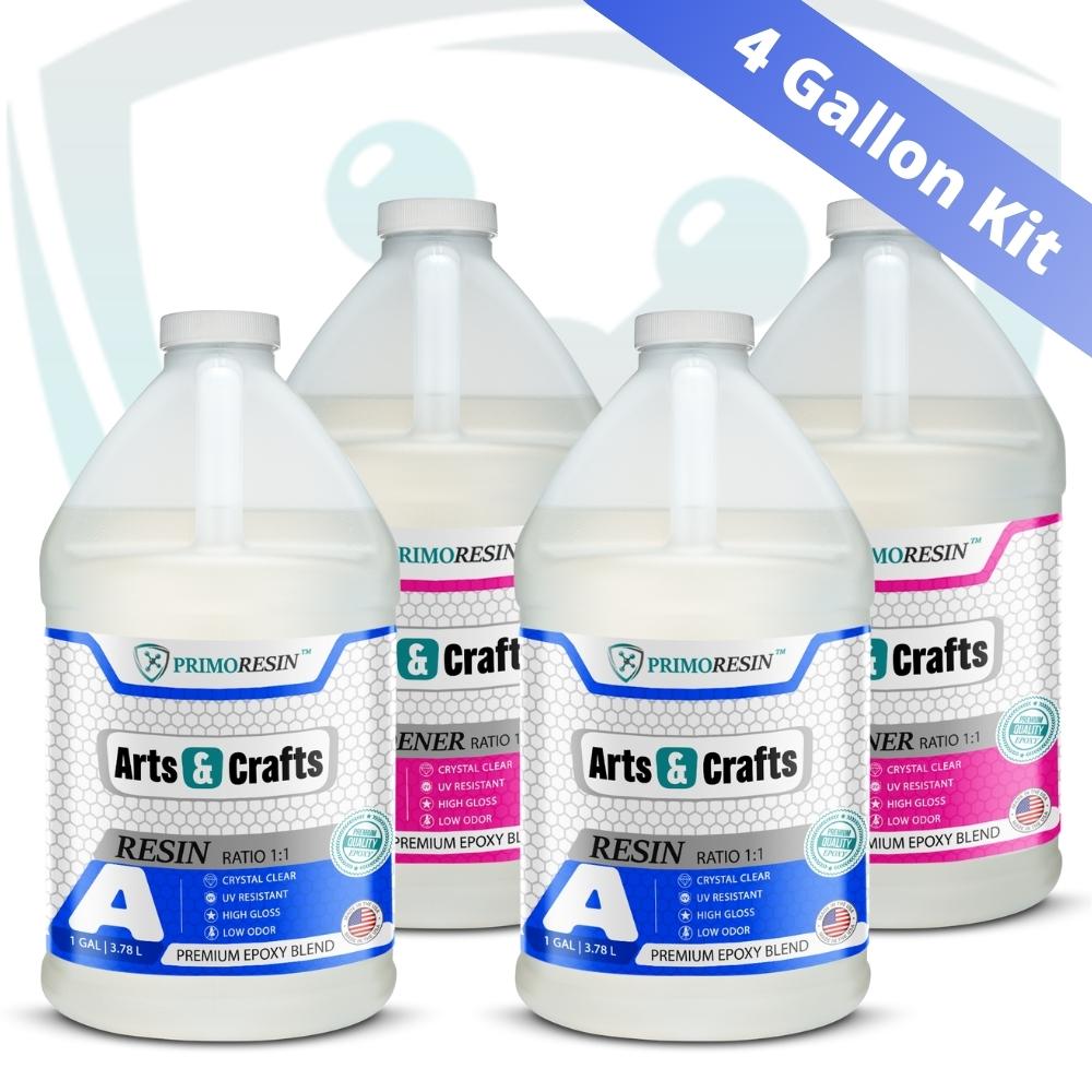 1 Gallon Art Craft Clear Epoxy Resin Low Voc Non Toxic Mixing Tabletops  Coasters